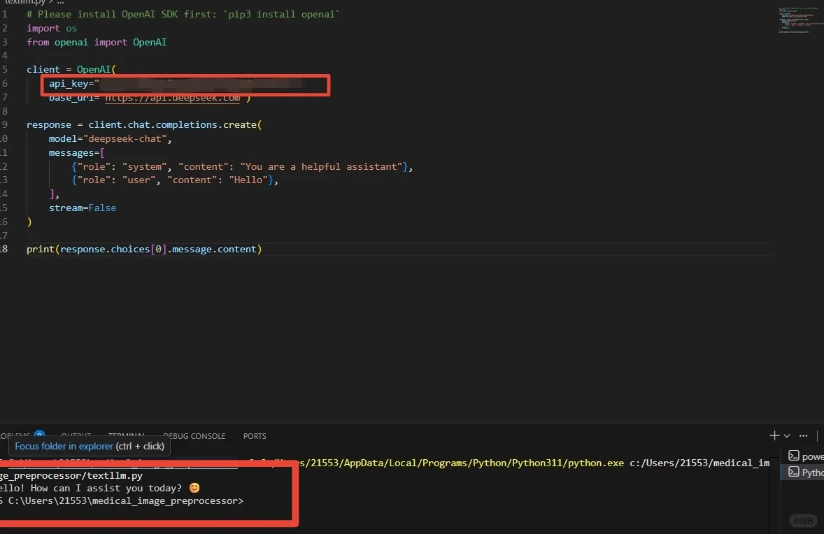 deepseek api调用教程(图文)