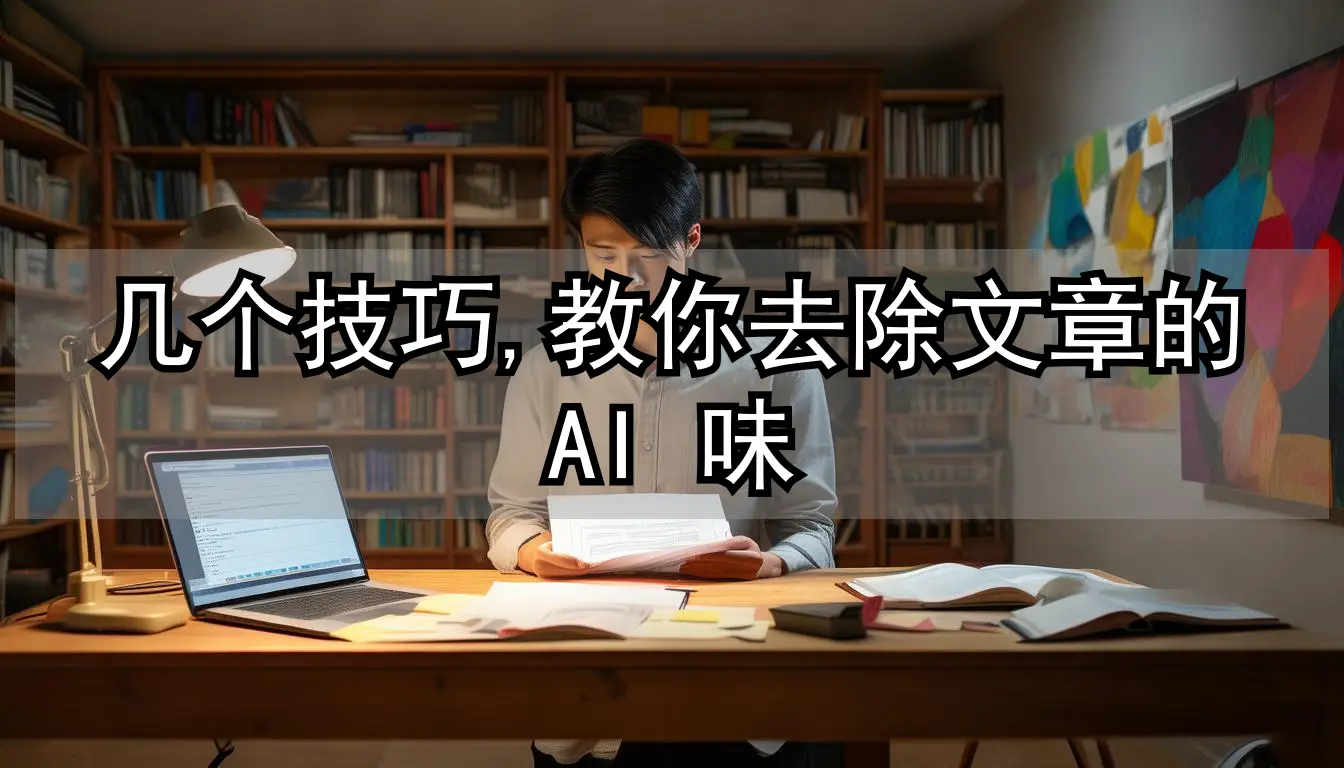 怎么消除ai写作痕迹，3个技巧分享