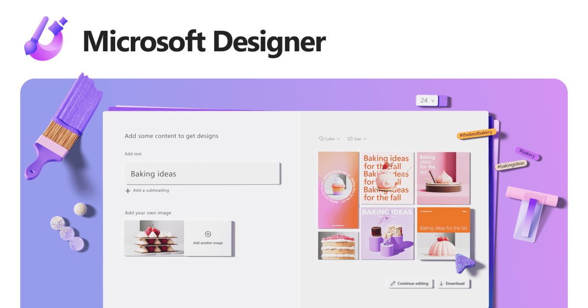 Microsoft Designer-轻量化专业设计的优选工具