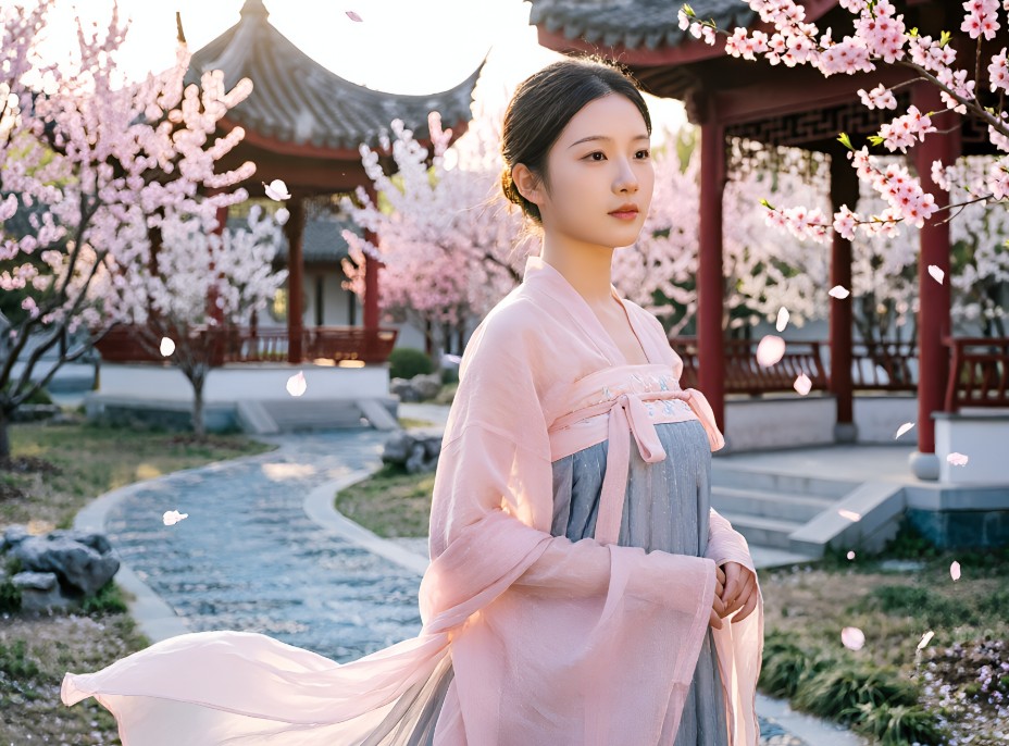 超写实汉服AI绘画提示词