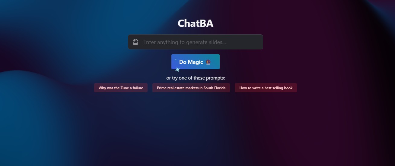 ChatBA