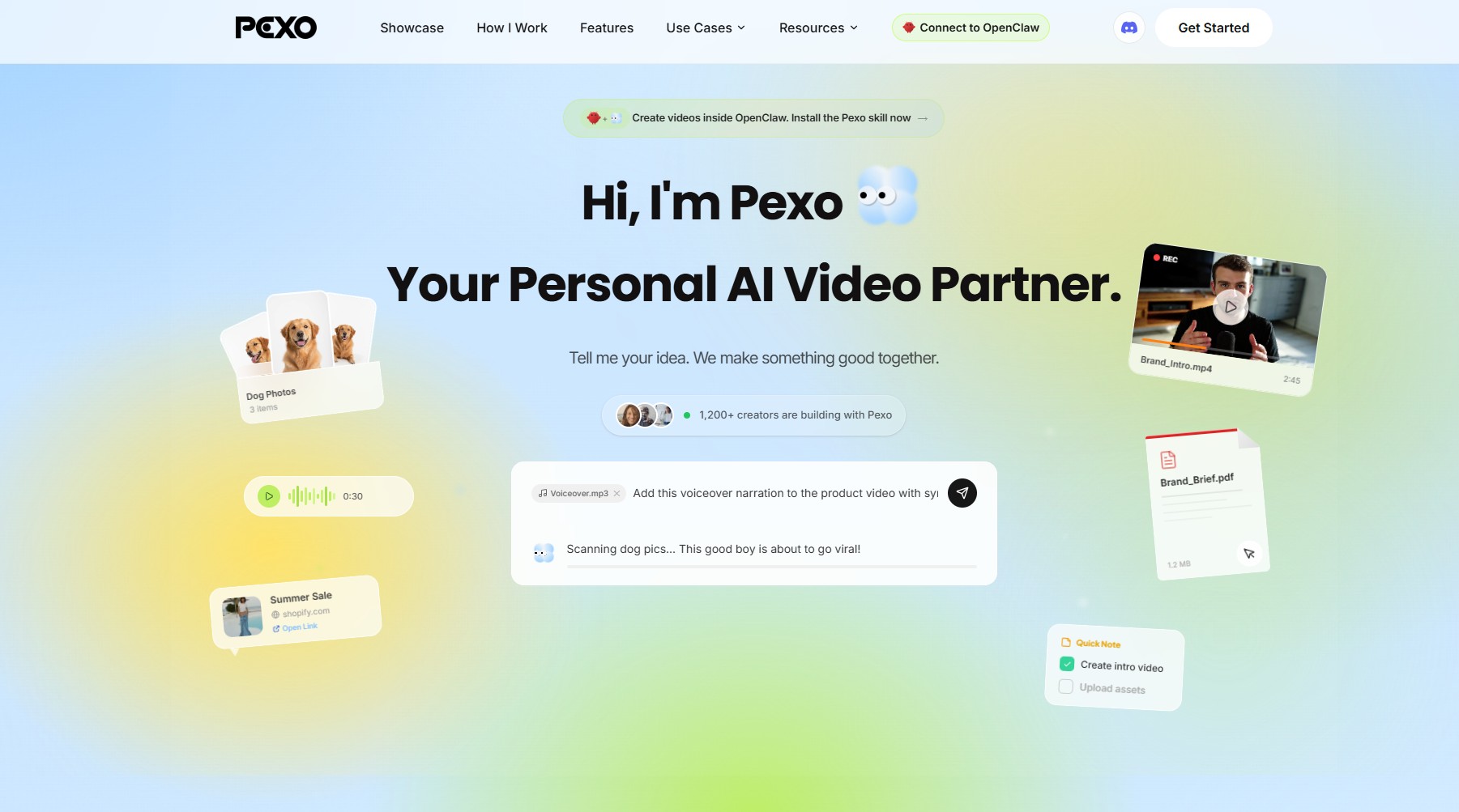 一款对话式AI视频智能体，主打聊天式创作