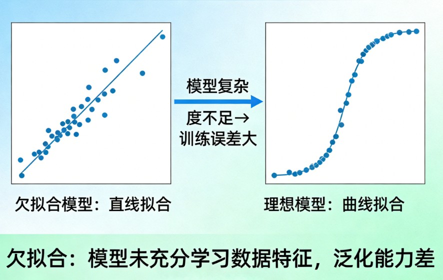 欠拟合的原因及解决办法