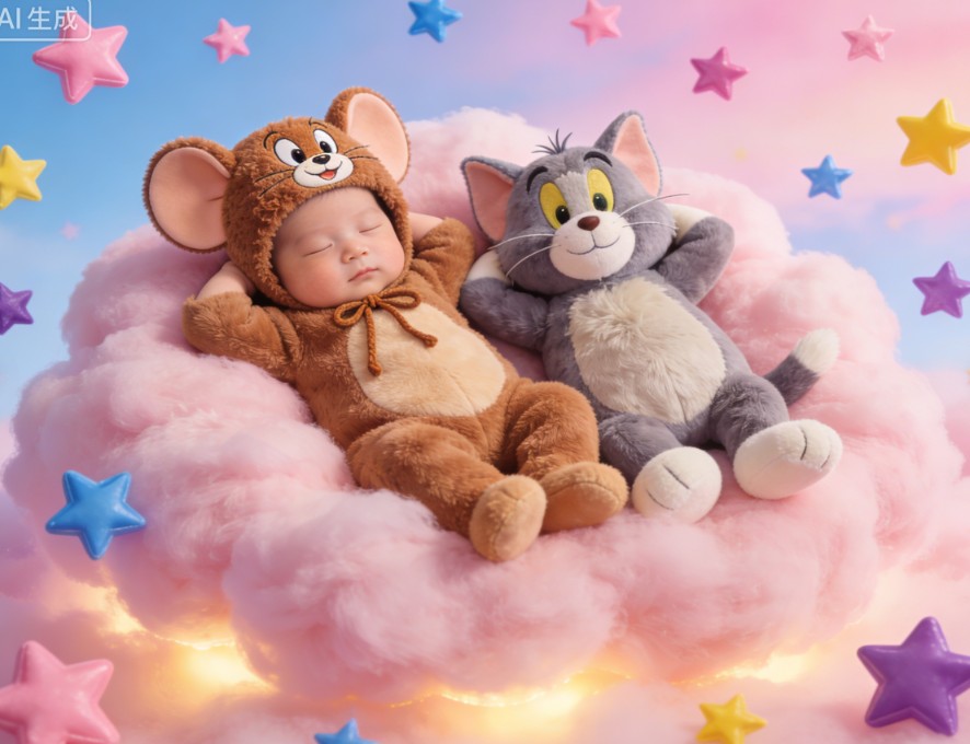 豆包宝宝满月照口令