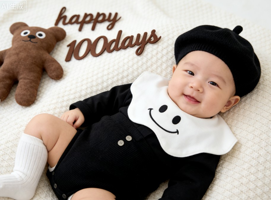 豆包宝宝满月照口令