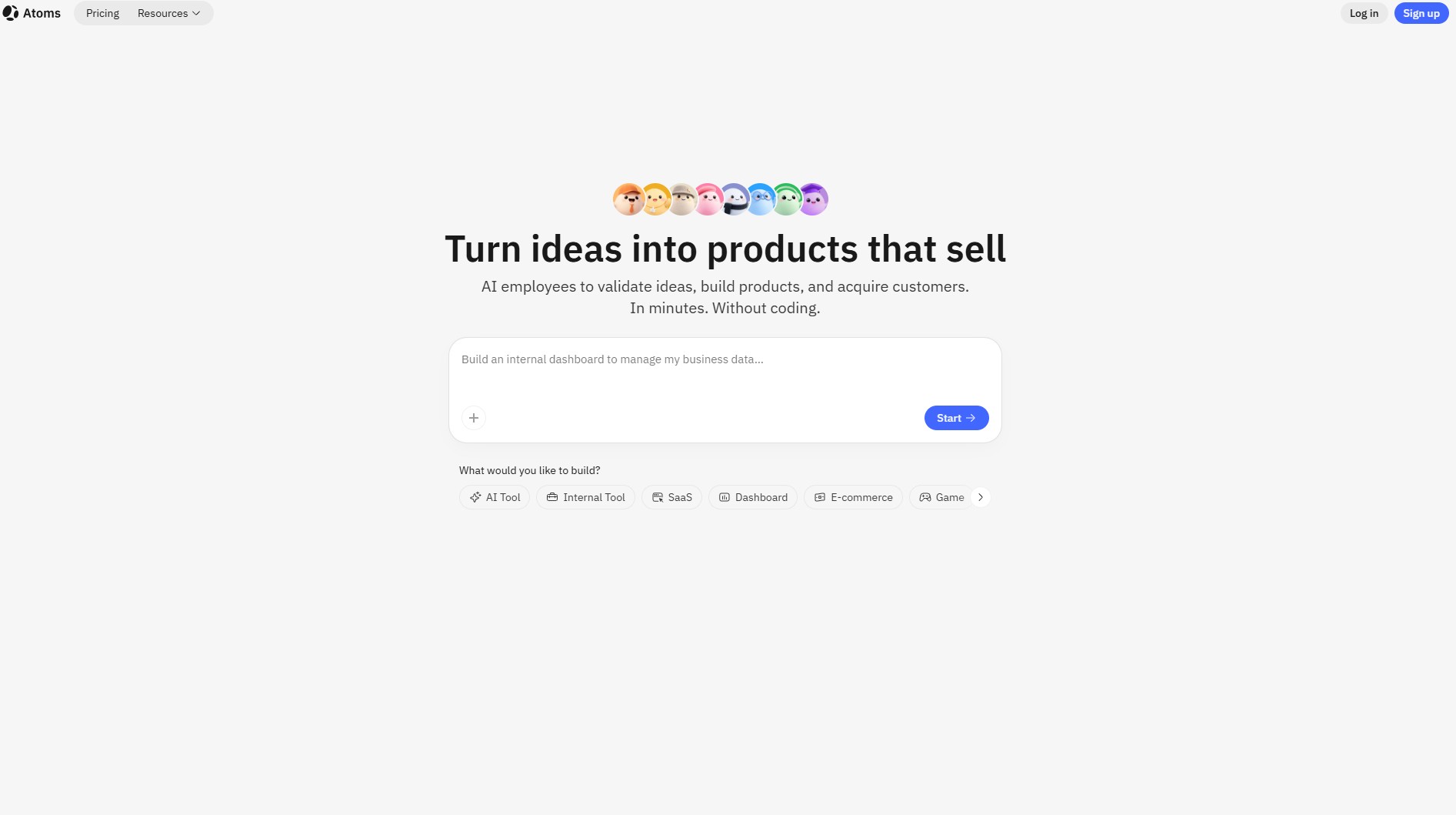 Atoms.dev