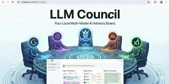 LLM Council – Karpathy推出的开源多模型协作框架