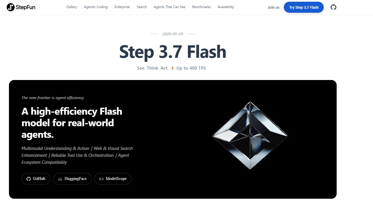 Step 3.7 Flash – 阶跃星辰开源的多模态推理模型