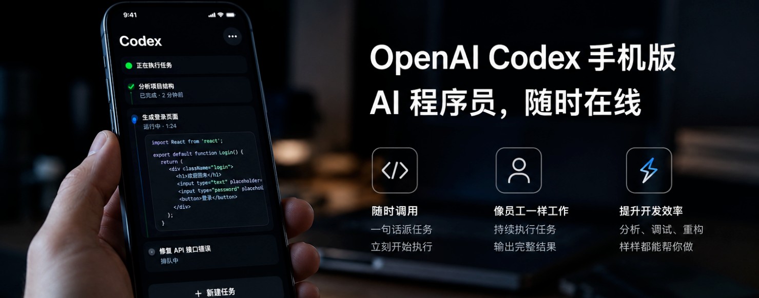 Codex手机版用了几天后，真正感受AI开始“干活”了