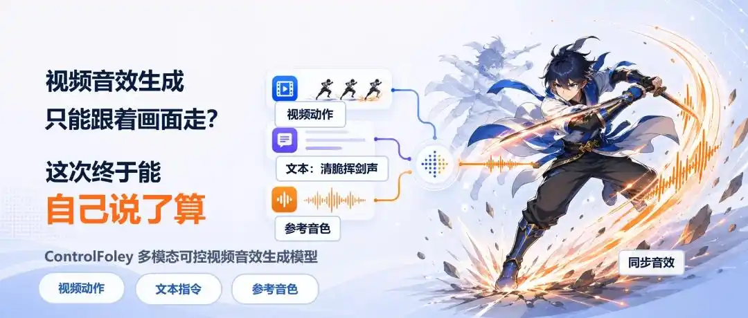 ControlFoley – 小米大模型开源可控视频音效生成模型