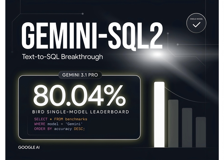 Gemini-SQL2 – 谷歌发布的专用文本转SQL（Text-to-SQL）模型