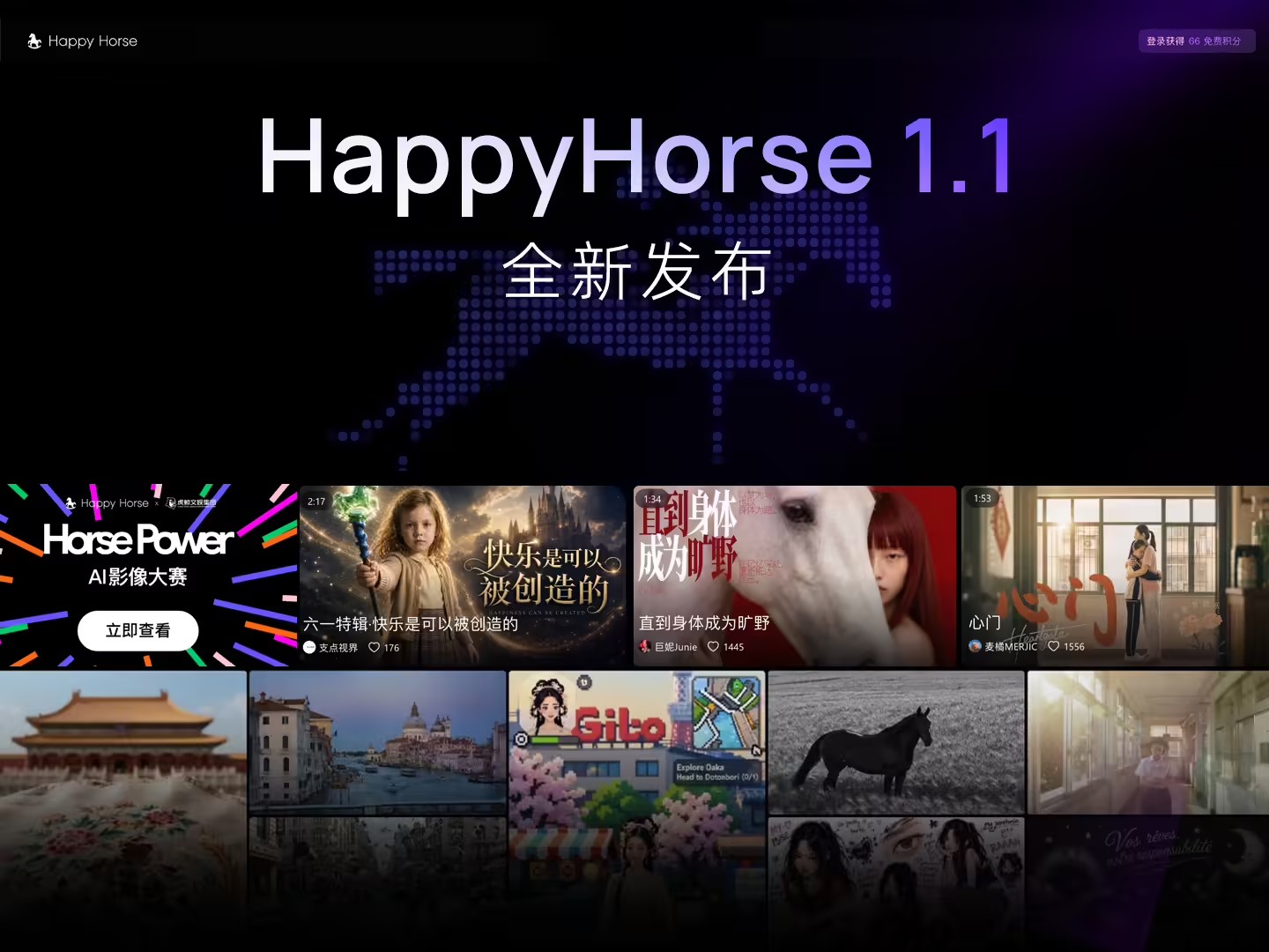 HappyHorse 1.1 – 阿里巴巴发布的视频生成大模型升级版本