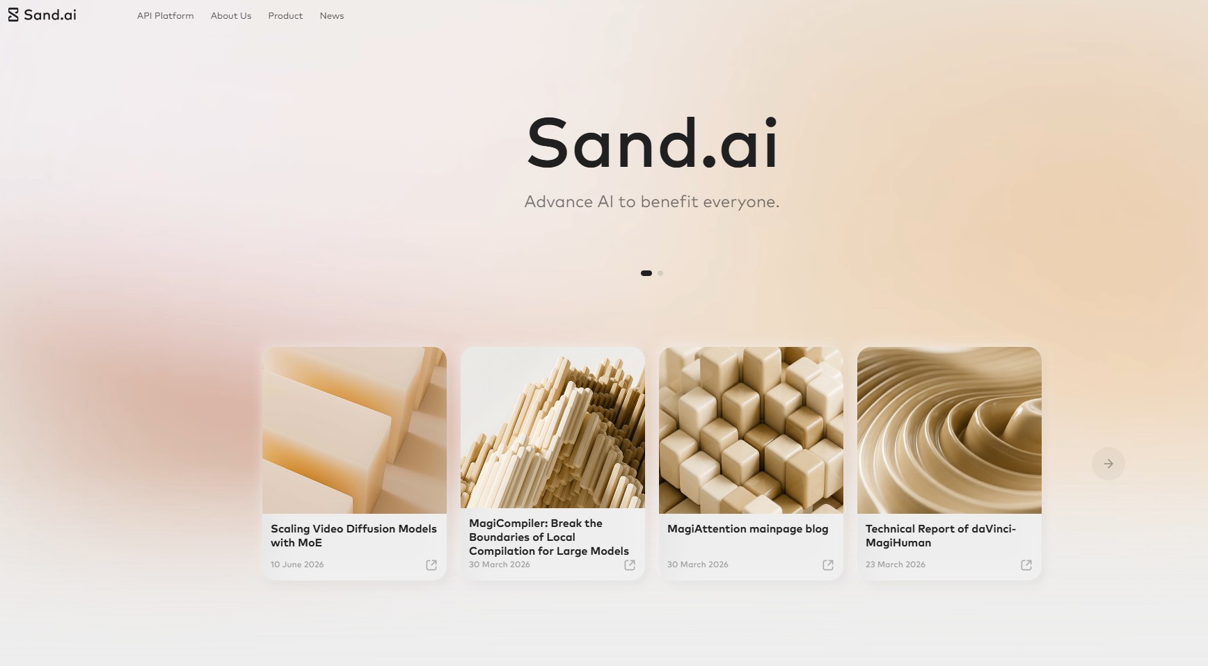 Sand.ai – 专注于自回归架构视频生成技术的中国AI公司