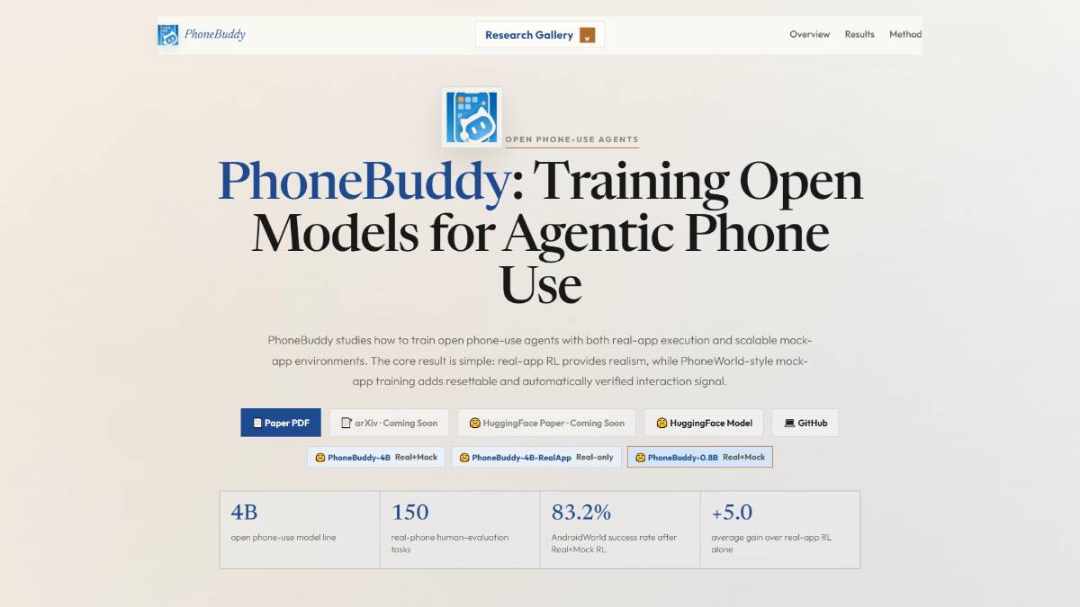 PhoneBuddy – 腾讯混元开源的手机操作专用AI Agent模型