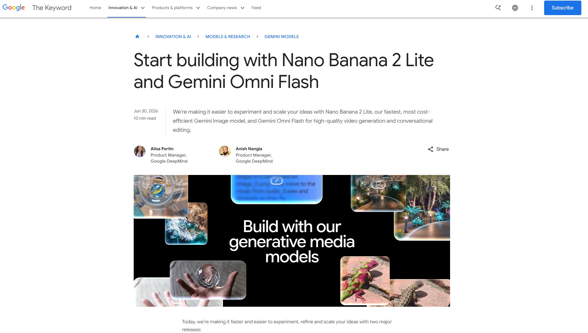 Nano Banana 2 Lite – 谷歌发布的轻量级AI图像生成模型