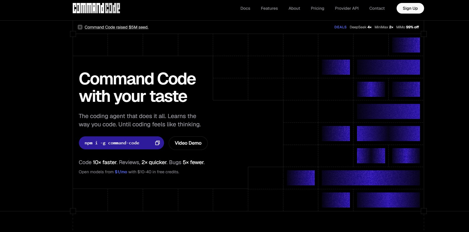 Command Code – 一款开发者必备的代码自动化工具