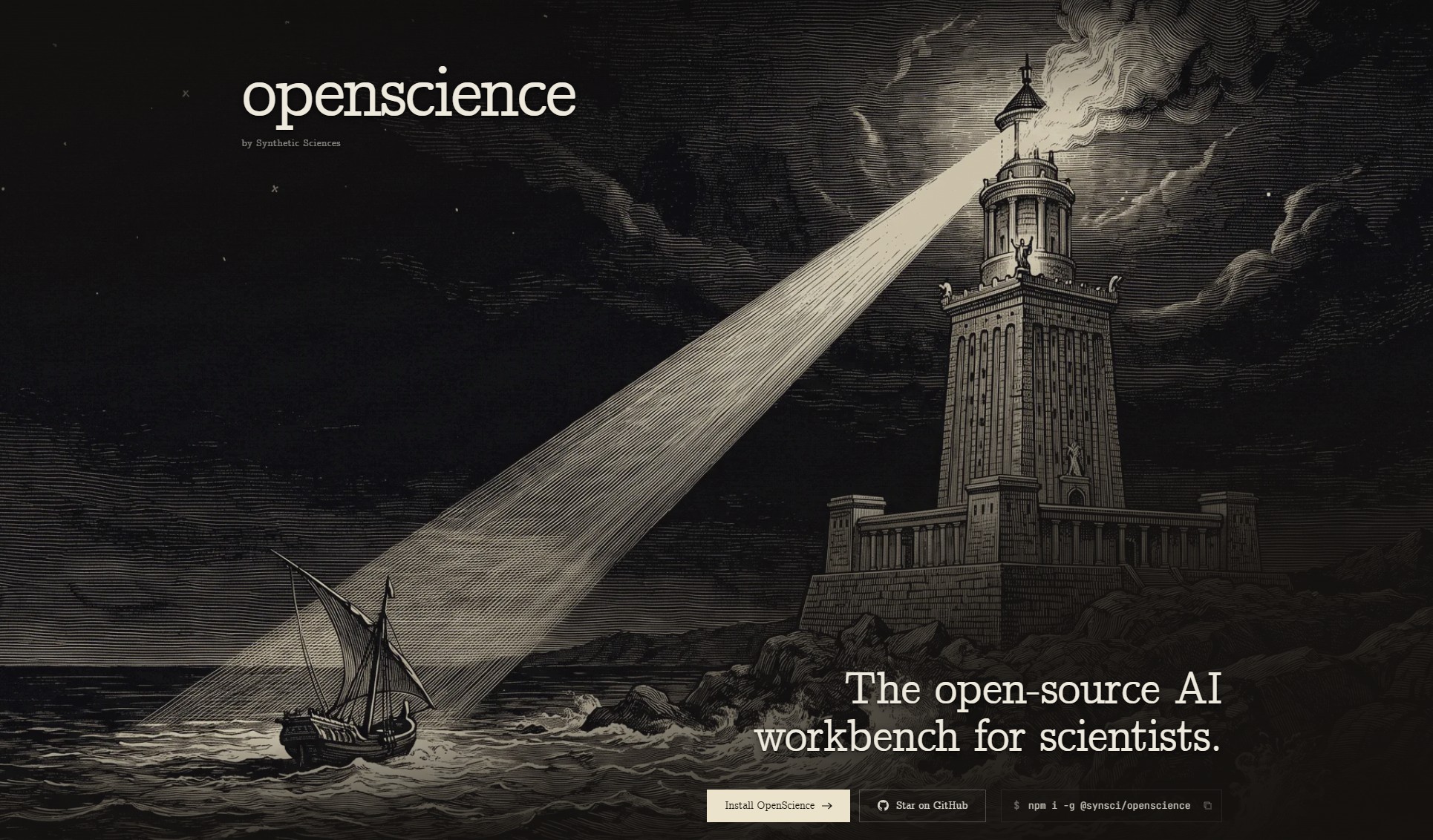 OpenScience – 面向科研人员的开源AI科研工作台