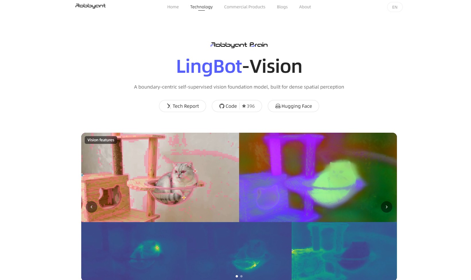 LingBot-Vision – 灵波科技研发的面向具身智能视觉基础模型