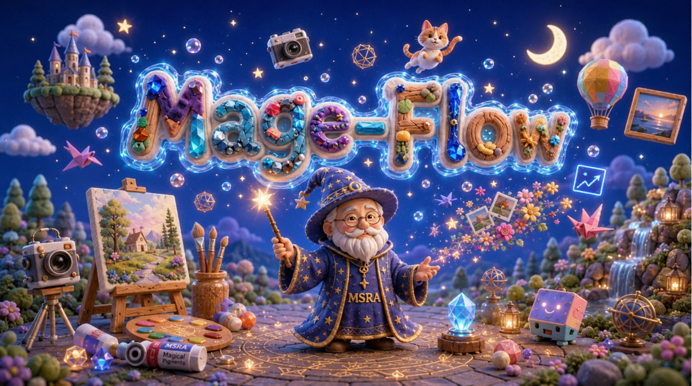 Mage-Flow – 微软推出的专注于图像生成与编辑的模型