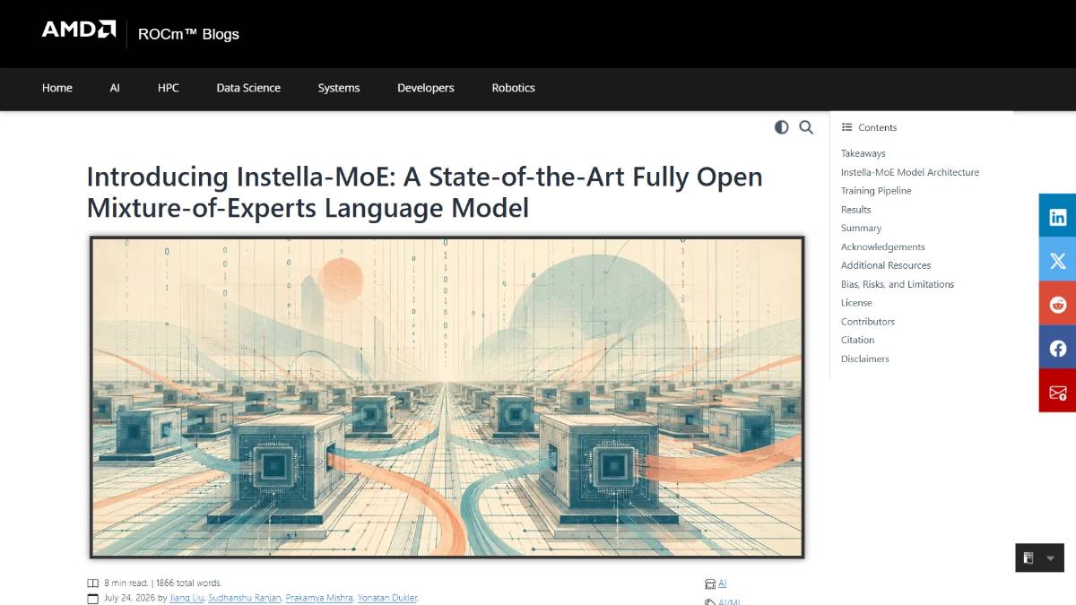Instella-MoE – AMD推出的全开源混合专家语言模型（MoE）