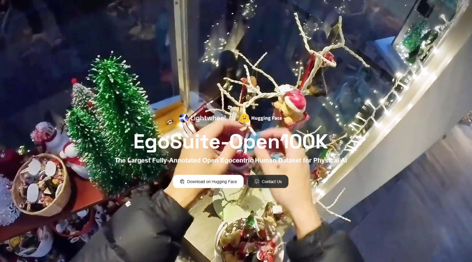 EgoSuite-Open100K – 光轮智能发布的全模态人类行为开源数据集