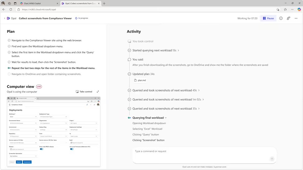 Project Opal – AI操作员接管跨系统长周期任务