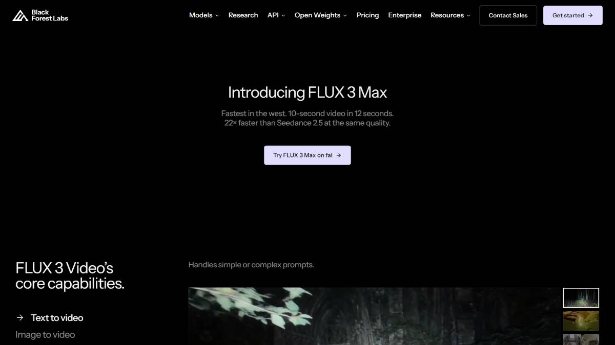 FLUX 3 Max – FLUX3迭代优化多模态视频生成模型