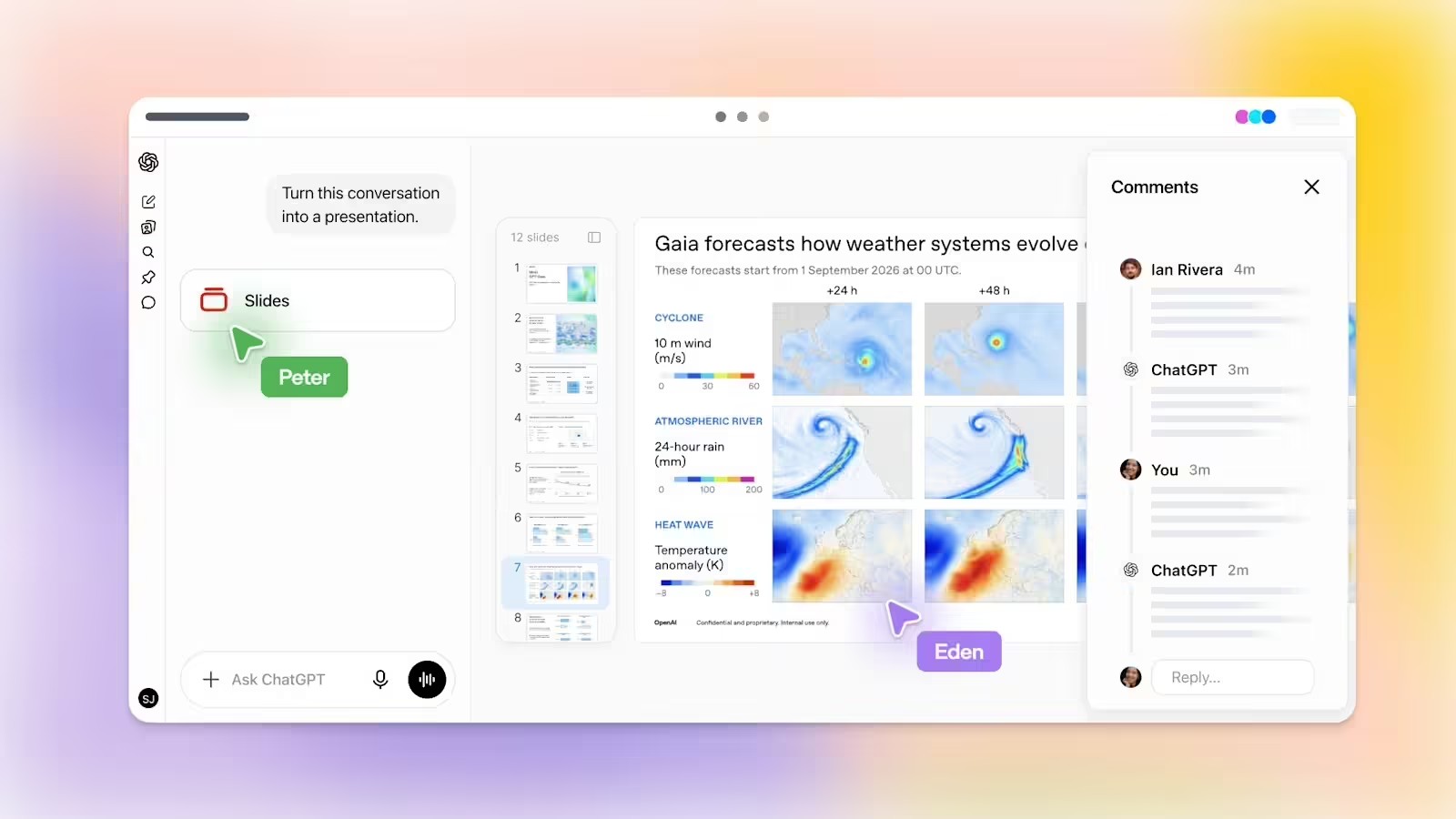 补齐办公套件，OpenAI上线ChatGPT Slides幻灯片功能